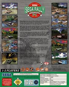 Sega Rally Championship - Box - Back (Europe) - 638x800