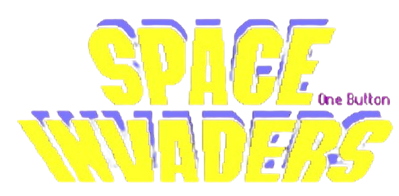 Space Invaders One Button - Clear Logo (World) - 650x319
