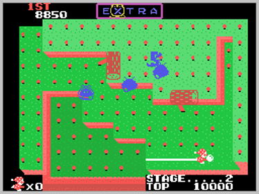 Mr. Do! Run Run - Screenshot - Gameplay (World) - 256x192