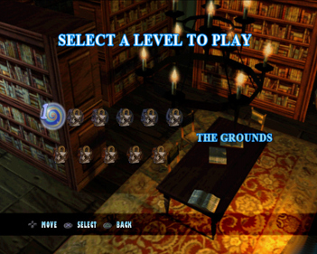 Casper and the Ghostly Trio - Screenshot - Game Select (World) - 640x512