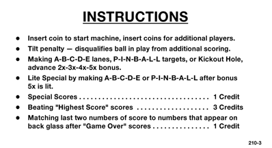Pinball Lizard - Arcade - Controls Information (World) - 1044x566