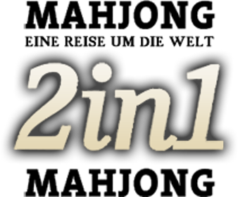 2 in 1: Mahjong + Mahjong Around the World - Clear Logo (Germany) - 211x175