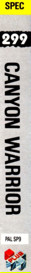 Canyon Warrior  - Box - Spine (Europe) - 102x899