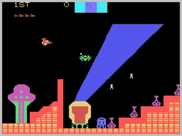 Cosmic Avenger - Screenshot - Gameplay (World) - 256x192