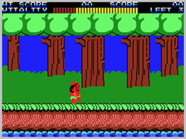 Adventure Island - Screenshot - Gameplay (World) - 256x192