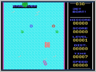 Jet Boat! - Screenshot - Game Over (World) - 256x192