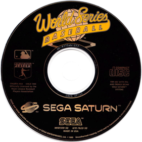 World Series Baseball - Disc (Europe) - 786x786