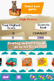 Little Charley Bear: Toybox of Fun - Screenshot - Game Select (Europe) - 256x384