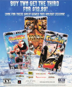 Untold Legends: Brotherhood of the Blade - Advertisement Flyer - Front (United States) - 1833x2200