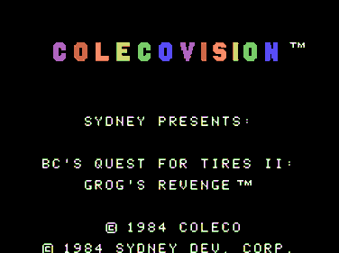 B.C.'s Quest for Tires II: Grog's Revenge - Screenshot - Game Title (North America) - 256x191