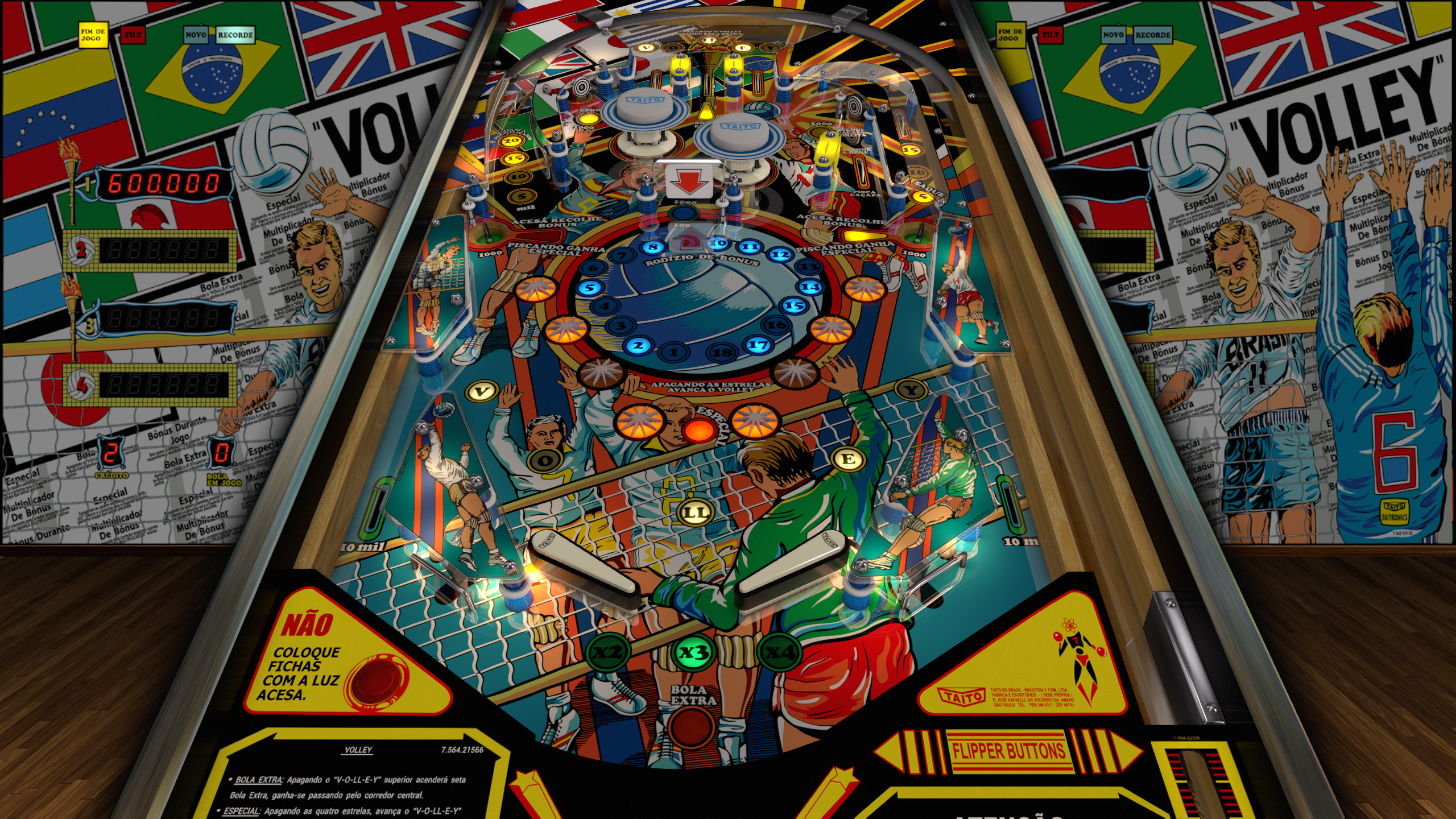 Illustration of Volley (Taito do Brasil)