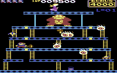 Donkey Kong (Atarisoft) - Screenshot - Gameplay (North America) - 320x200