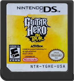 Guitar Hero: On Tour - Cart - Front (North America) - 517x564