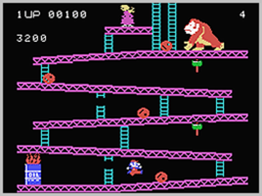 Donkey Kong - Screenshot - Gameplay (World) - 256x192