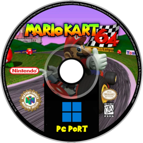 Mario Kart 64 - Fanart - Disc (World) - 640x640