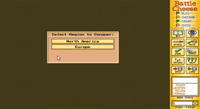 Battle Cheese - Screenshot - Game Select (North America) - 640x350