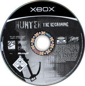 Hunter: The Reckoning - Disc (Europe) - 758x760