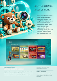 Kinect Fun Labs - Fanart - Box - Back (World) - 1700x2400