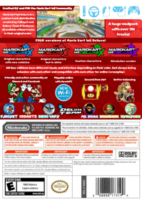 Mario Kart Wii Deluxe X: Red Edition - Box - Back (North America) - 399x563