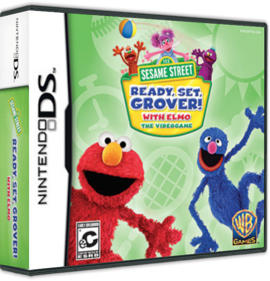 123 Sesame Street: Ready, Set, Grover! With Elmo: The Videogame - Box - 3D (North America) - 575x598