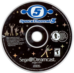 Space Channel 5 - Disc (North America) - 763x750
