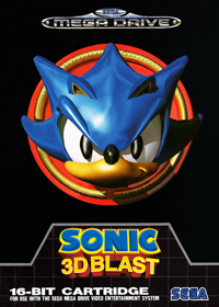 Sonic 3D Blast - Fanart - Box - Front (World) - 585x818