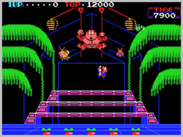 Donkey Kong 3 - Screenshot - Gameplay (World) - 256x192