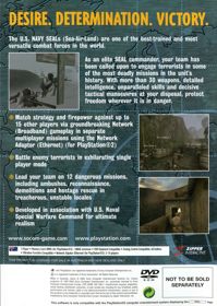 SOCOM: U.S. Navy SEALs - Box - Back (Oceania) - 569x800