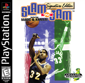 Slam 'n Jam '96 Featuring Magic & Kareem - Box - Front (North America) - 698x680
