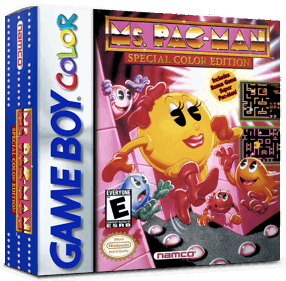 Ms. Pac-Man: Special Color Edition - Box - 3D (North America) - 1016x998