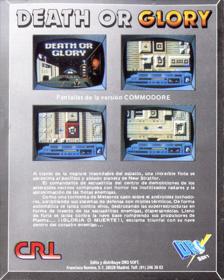 Death or Glory - Box - Back (Spain) - 1119x1400