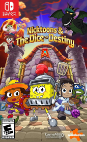 Nicktoons & The Dice of Destiny - Box - Front (North America) - 862x1412