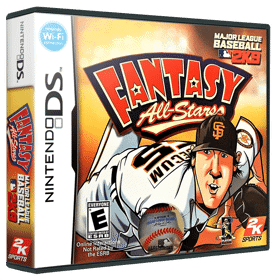 Major League Baseball 2K9: Fantasy All-Stars - Box - 3D (North America) - 900x911