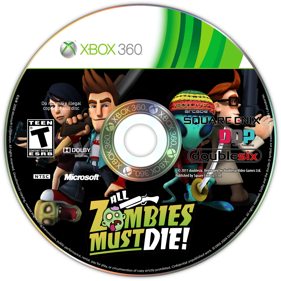 All Zombies Must Die! - Fanart - Disc (North America) - 1459x1459