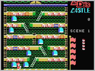 Mr. Do!'s Castle - Screenshot - Gameplay (World) - 256x192