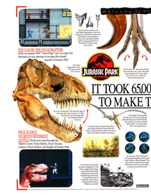 Jurassic Park - Advertisement Flyer - Front (North America) - 1609x2084