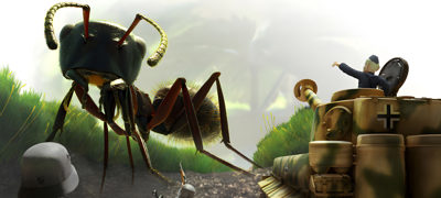 Bugs vs Tanks! - Fanart - Background (World) - 2560x1152