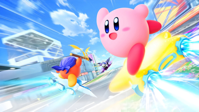 Kirby Air Riders - Fanart - Background (World) - 2645x1488