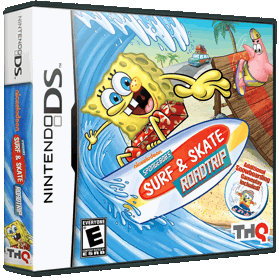 SpongeBob's Surf & Skate Roadtrip - Box - 3D (North America) - 876x880