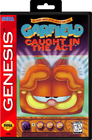 Garfield: Caught in the Act - Box - Front - Reconstructed (North America) - 817x1239