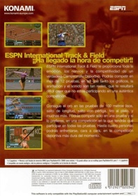 ESPN International Track & Field - Box - Back (Spain) - 477x677