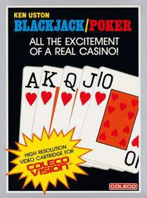 Ken Uston Blackjack/Poker - Box - Front - Reconstructed (North America) - 894x1200
