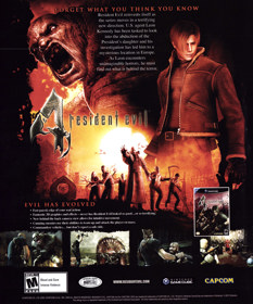 Resident Evil 4 - Advertisement Flyer - Front (North America) - 1904x2290