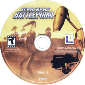 Star Wars Battlefront (Classic, 2004) - Disc (North America) - 759x757