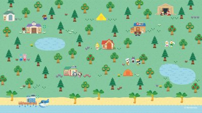 Animal Crossing Pinball - Fanart - Background (World) - 1920x1080