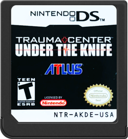 Trauma Center: Under the Knife - Cart - Front (North America) - 517x564