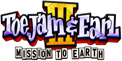 ToeJam & Earl III: Mission to Earth - Clear Logo (Europe) - 2500x1250