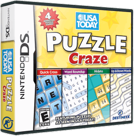 USA Today Puzzle Craze - Box - 3D (North America) - 868x879