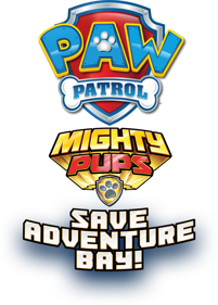 Paw Patrol: Mighty Pups Save Adventure Bay! - Clear Logo (World) - 1563x2185