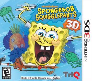 SpongeBob Squigglepants 3D - Box - Front (North America) - 1497x1326